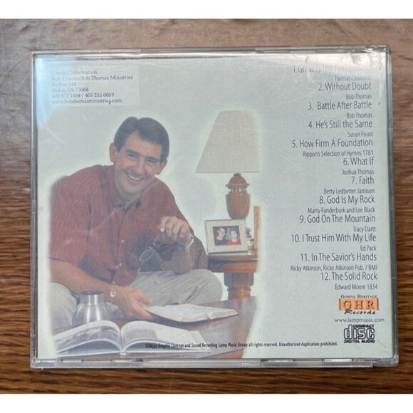 Bob Thomas Trusting Resting In Him CD Christian Gospel Heritage 12 Tracks - Picture 3 of 7